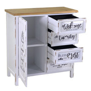 Antike Mobilheim Breslawien 1 Tür + 4 Schubladen CM80x38.5 x H85