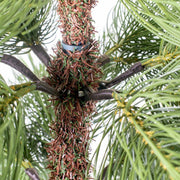 Grüner Grivola -Baum CMø135H240 mit 135 Armbändern im Metall