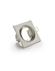 Quadratisch gebaut -in Spot Jura 1xgu10 Nickel 8x8 cm Triobeleuchtung