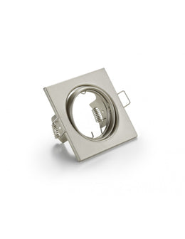 Quadratisch gebaut -in Spot Jura 1xgu10 Nickel 8x8 cm Triobeleuchtung