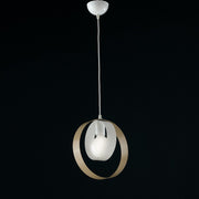 Tortora weißer Eisenhängebersleuchter A 25x H27 cm Licht