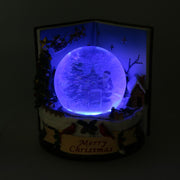 LED -Glasballharzbuch mit Musik CM14X14H16.5