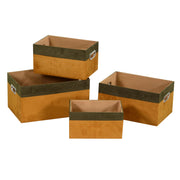 Stoffschublade 1-4 Rechteckige orange CM39X26H20