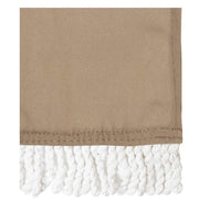 Balkonvorhänge Beige 140 x 300 Zentimeter