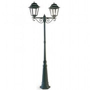 Diephous Aluminiumwandlampe mit schwarzen transparenten Glaslautsprechern