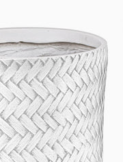 Set4 p.vaso tressage cil weiß