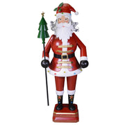 Santa Claus Red Metal LED CM40X30H135