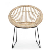 Natural Cayes Rustikaler Sessel