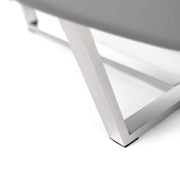 Hellgrau MDF -Tabelle 140x80x32H CM