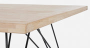 Industrial Design Table Holzbezirk 160x90x H76 cm