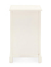 Holzkiste aus Holzschubladen weiße Amabel 40x32x H70 cm