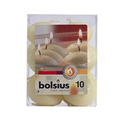 Bolsius schwimmende Kerze 30/45mm 4,5ore 10pz Elfenbein