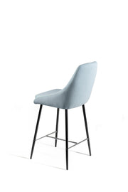 2x Stoffhocker 46 cm x 49 cm H. 97 cm