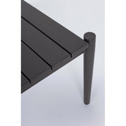 Calypso Gartentisch Anthrazit 110x60 cm