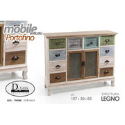 Antike Truhe der Schubladen Retro 107 x 30 x 83 h cm