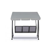Drei -Seerer -Stahl -Schaukel -Anthrazit Grely 190x120x H185 cm