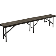 Faltungsbank abwickeln Holzbraun