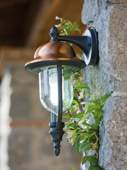 Außenlampe im Aluminium der Stanzkaste mit höherer Abdeckung in grauem Kupfer