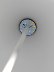 Weißmetall gemahlene Lampe D40XD40x156H CM