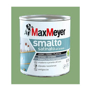 Grüner Satin Emaille China 0,75LT mit Wasser