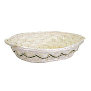 Cesto Wicker Oval White CM59X39H14