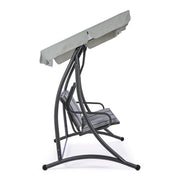 Drei -Seerer -Stahl -Schaukel -Anthrazit Grely 190x120x H185 cm