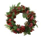 Runde rote Plastikkoron CM Ø46