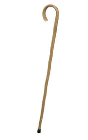 Natürlicher rustikaler Gehestift C/Gummispitze CM H93