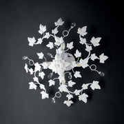 Shabby Shabby Celle vier weiße Lichter mit Strasssteinen 60 cm EDERA