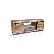 Tiefkabinett 2 Türen 1 Schublade Tudor CM 130x40x50h