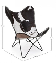 Buffal Buffalo Buffalo in Leder 68x70x93H CM