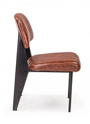 Vintage Dark Orange Stuhl 60x59x84-44h