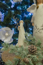 Harzbecher mit gelber LED CM28x23x31