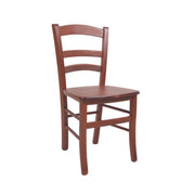 Venedig Stuhl Walnuss in festem Buchenholz