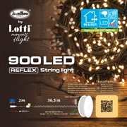 900 LED traditionelle 36,5 m lineare Kette in der Spule