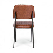 Vintage Dark Orange Stuhl 60x59x84-44h