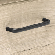 TV -Halter -Basis mit 3 Eichen- und graue Farbtüren 160x35xh.53 cm