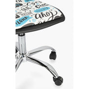 Sedia Office Similpelle Steel Young Hallo 42,5 x 40 x 87 cm