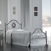 Einzeleisenbett mit Lory 95x208x H130 cm