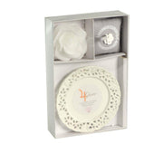 Candela C/Pink -Untertasse Jupiter Elleboro & Flowers CM26X17H4.5 - 8 Stunden