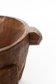 Braune Schüssel 47x60x37h cm