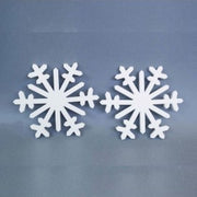 Schneeflocken -Sets in Weihnachten Polystyrol 30x1,5 cm 2 Teile