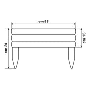Holzzaun 55 x 30 Zentimeter für Vampirpflanzen