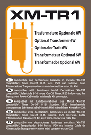 Optionaler XM-TR1-Transformator für VPM-Weihnachtslichter