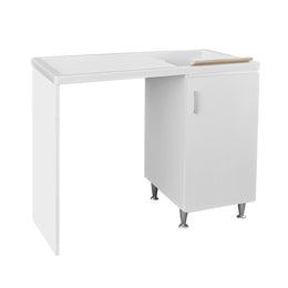 Holzschrank mit Waschmaschine + Mod. IDEX -Abdeckung