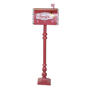 Rotes Metallpostfach CM32.5x16H100