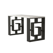 Lapper 140 Anthrazit weißer Schreibtisch