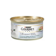 Gourmet -Durchmant mit Thunfischflocken in Purina -Sauce 85 Gramm