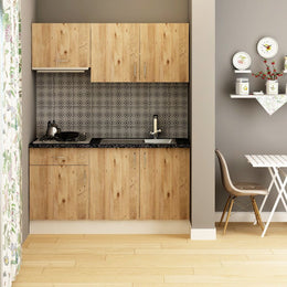 Küche Isernia 160 Eiche mit Geräten