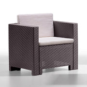 Wohnzimmer Harz Capri Brown PCs 4 mit Kissen